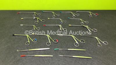 Job Lot of Various Surgical Instruments Including Karl Storz and R.Wolf Forceps