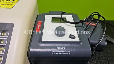 Mixed Lot Including 1 x Endoscopic London Fibre Optic Light Sources (Powers Up), 1 x Covidien ValleyLab Monopolar Footswitch Ref 6008, 1 x B & D Electromedical Nippy Clearway Cough Assistor with 2 x Clearway Hand Controllers (Powers Up) , 1 x Masimo SET - 9