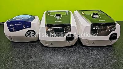 Job Lot Including 2 x Resmed Stellar 100 CPAP Units (1 x Powers Up and 1 x Draws Power) and 1 x ResMed Escape II S8 EPR Unit (Powers Up) *SN 20881191516 / 20142317355 / 20142317345* - 6