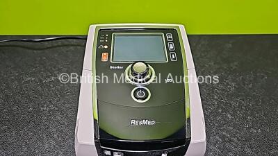 Resmed Stellar 150 CPAP Unit with Power Cable (Powers Up with White Screen and Loose Dial - See Photo) *SN 20140453448* - 3