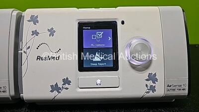 3 x ResMed Airsense 10 Autoset For Her CPAP Units with 3 x Power Supplies (All Power Up and 1 x Faulty Power Supply) *SN 22201100517 / 22181879513 / 22191575989* - 5