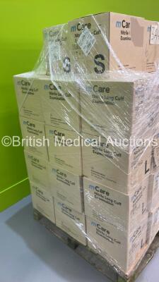 Pallet of Approx 530 Packs of Nitrile Long Cuff Examination Gloves L / S - 3