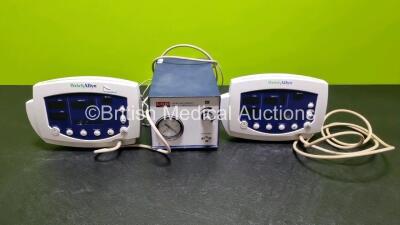 Mixed Lot Including 2 x Welch Allyn Vital Signs Monitors and 1 x LKB Vacuum Blotting Pump