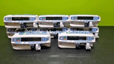 8 x Carefusion Alaris GH Syringe Pumps (All Power Up) *SN 135116223 / 800220822 / 800207143 / 800220785 / 800208504 / 800205351 / 8002227682*