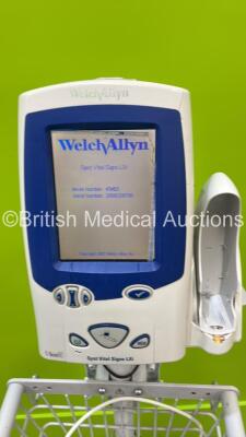 3 x Welch Allyn SPOT Vital Signs LXi Monitors on Stands (All Power Up - 2 x Loose Screens - See Pictures) - 3