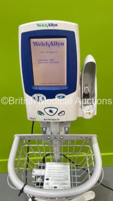 3 x Welch Allyn SPOT Vital Signs LXi Monitors on Stands (All Power Up - 2 x Loose Screens - See Pictures) - 4