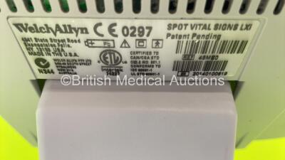 3 x Welch Allyn SPOT Vital Signs LXi Monitors on Stands (All Power Up - 2 x Loose Screens - See Pictures) - 5