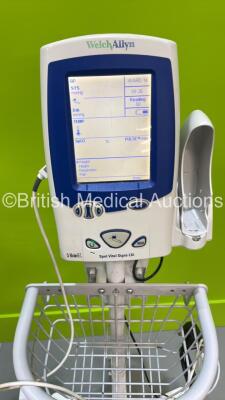 3 x Welch Allyn SPOT Vital Signs LXi Monitors on Stands (All Power Up - 1 x Loose Screen - See Pictures - 3