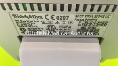 3 x Welch Allyn SPOT Vital Signs LXi Monitors on Stands (All Power Up - 1 x Loose Screen - See Pictures - 5