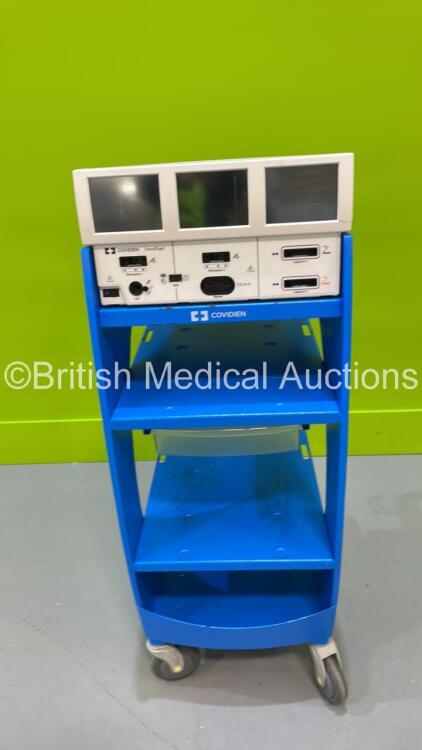 Covidien Force Triad Electrosurgical / Diathermy Unit on Stand (Draws Power with Blank Screens and Fault) *S/N T2B27319EX* **Mfd 2012**