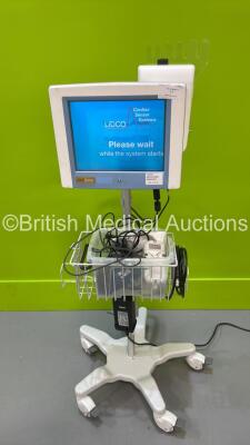 Lidco Unity Hemodynamic Monitor on Stand with Accessories (Powers Up - Flash Card / Drive Removed) ***IR542***