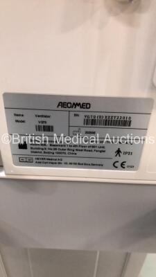 Aeonmed VG70 Ventilator Software Version 2.00, Running Hours 0 Hours 10 Mins on Stand (Powers Up) *S/N VG70 (E) XZZT22010* - 5