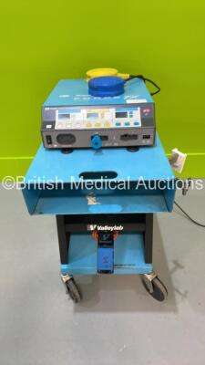 Valleylab Force FX-8 Electrosurgical / Diathermy Unit on Stand with 1 x Dual Footswitch and 1 x Single Footswitch (Powers Up)