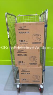 6 x Boxes of 50 YADU Medical Surgical Gowns (300) *Cage Not Included*