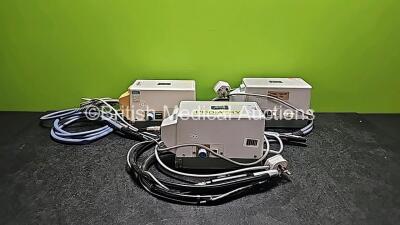 Job Lot Including 1 x Suda 653 Podiatry Unit with Hand Drill Handpiece (No Power), 1 x Suda 652/3 Podiatry Unit with Hand Drill Handpiece (Powers Up) and 1 x 1 x Suda 380 Podiatry Unit with Hand Drill Handpiece (No Power)