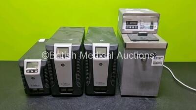 Job Lot Including 3 x Riello UPS Sentinel Pro Units (Untested Due to No Power Supply) and 1 x Amersham Biosciences MultiTemp 3 Chiller Circulator (Powers Up)