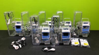 7 x CME Medical Bodyguard 575 Infusion Pumps with 7 x Pump Chargers and 12 x Hand Switches in Cases