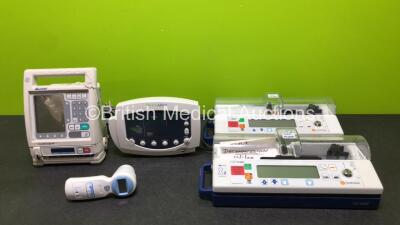 Mixed Lot Including 2 x CareFusion IVAC PCAM Pumps, 1 x Welch Allyn Patient Monitor, 1 x Baxter Colleague Pump and 1 x Verathon BVI 6100 BladderScan Probe / Transducer *Mfd 2021* **SN ST316697 / JA119126 / 500101559 / 500101554*