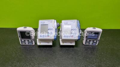 Job Lot Including 2 x Smiths Medical CADD - Solis Ambulatory Infusion Pumps (1 x Powers Up) and 2 x Fresenius Kabi Applix Smart Pumps with Applix Holders (Both No Power Due to Suspected Flat Battery)