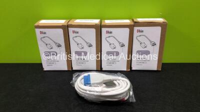 4 x Masimo LNC-10-GE Cables *Like New in Box*