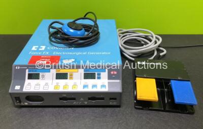 Covidien Force FX-8CS Electrosurgical / Diathermy Unit (Powers Up) with 2 x Footswitches *SN S2K07128AX*