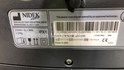 Job Lot Including 1 x AirSep VisionAire 5 Oxygen Concentrator (Foreign Plug) and 1 x Nidek Nuvo Lite Mark 5 Oxygen Concentrator (Foreign Plug and Damage to Handle - See Photos) *SN GPB0119330348 / 19215628* - 5