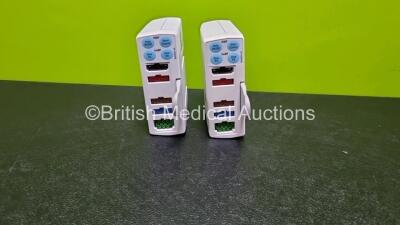 2 x GE Type E-PSMP-01 Modules Including ECG, SpO2, P1, P2, T1, T2 and NIBP Options