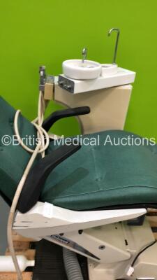 Takara Belmont DEL-7 Dental Chair with Spittoon and Tridac CVS Plus - 5