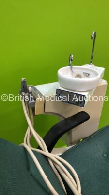 Takara Belmont DEL-7 Dental Chair with Spittoon and Tridac CVS Plus - 6