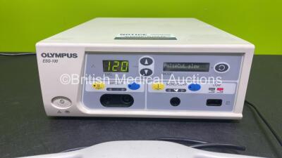 Olympus ESG-100 Generator Software Version V2.11-A with 1 x Olympus Celon Footswitch II (Powers Up) - 4