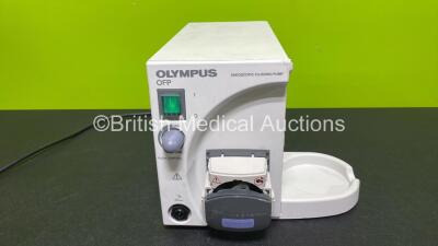 Olympus OFP Endoscopic Flushing Pump (Powers Up with Damage to Casing - See Photos) *SN 27 21705*