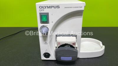 Olympus OFP Endoscopic Flushing Pump (Powers Up with Damage to Casing - See Photos) *SN 27 21705* - 2