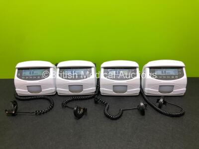 4 x Codan Argus AG 718 V Infusion Pumps (All Power Up) *SN 10023124 / 10023125 / 10023141 / 10023142*