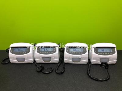 4 x Codan Argus AG 718 V Infusion Pumps (All Power Up) *SN 10023155 / 10023153 / 10023139 / 10023136*