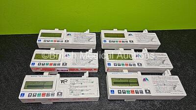 6 x CME Mckinley T34 Syringe Pumps (All Power Up and 1 x Faulty Screen - See Photos)