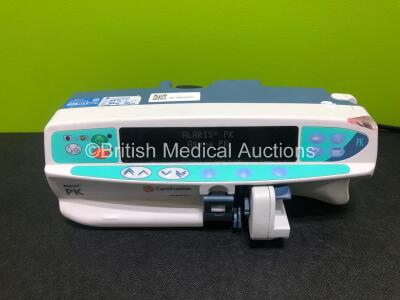 CareFusion Alaris PK Syringe Pump (Powers Up with SP2 Error Code and Damage to Light Casing - See Photos) *SN 800502271*