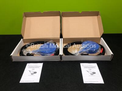 2 x Single Blue Foot Pedals for ConMed Valleylab Diathermy Machines REF MP1114-03-AMP-001-2 (Like New in Boxes)