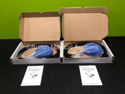 2 x Single Blue Foot Pedals for ConMed Valleylab Diathermy Machines REF MP1114-03-AMP-001-2 (Like New in Boxes)