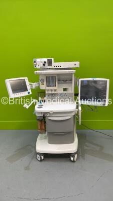 Datex-Ohmeda Aespire View Anaesthesia Machine Software Version 6.20 with GE D19KT Monitor, Module Rack with GE E-CAi0V Gas Module with Spirometry, GE E-Entropy Module, E-PSMP-00 Module, Bellows and Hoses (Powers Up) *S/N APHP00389*