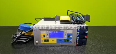 ERBE VIO 300S Variation 2 Electrosurgical / Diathermy Software Version 2.0.0 Unit (Powers Up) with 2 x Footswitches and 2 x Erbe Adapter VIO/ICC-Footswitch Ref 20140-004