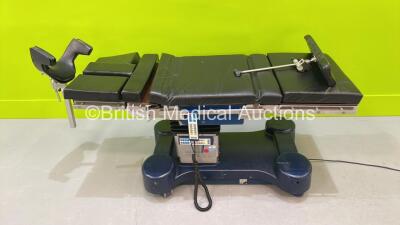 Berchtold Operon B 710 Electric Operating Table with Cushions and Controller (Powers Up) *S/N NA*