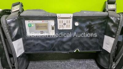 GS Corpuls3 Slim Defibrillator Ref : 04301 (Powers Up) with Corpuls Patient Box Ref : 04200 (No Power) with Pacer, Oximetry, ECG-D, ECG-M, CO2, CPR, NIBP and Printer Options, 4 and 6 Lead ECG Leads, SPO2 Finger Sensor, Hose, Paddle Lead, CO2 Cable, 3 x Ba - 8