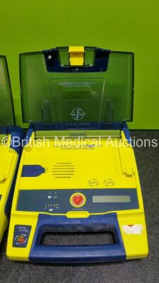 3 x Cardiac Science Powerheart AED G3 Defibrillators (All Untested Due to No Battery) - 4