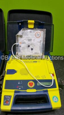 3 x Cardiac Science Powerheart AED G3 Defibrillators (All Power Up) in Carry Case - 4