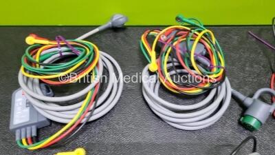 6 x Physio Control Ref 11111-000021 4 Lead ECG Leads - 2