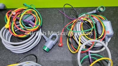 6 x Physio Control Ref 11111-000021 4 Lead ECG Leads - 3