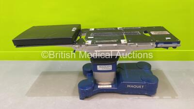 Maquet Alphamaxx Electric Operating Table with 1 x Cushion (Powers Up - Incomplete)