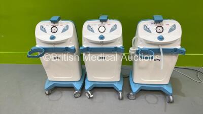 CA-MI New Hospivac 400 Suction Units with Footswitches (1 x Powers Up, 2 x No Power)