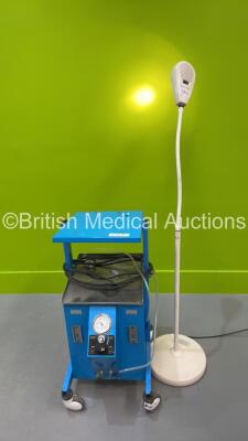 1 x Welch Allyn LS-135 Examination Light and 1 x Valleylab Electrosurgical Trolley (Both Power Up)