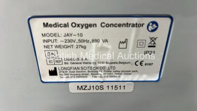 7 x Burtons Oxy-Life Oxygen Concentrator (All Power Up - 1 x Missing Cover - 1 x Missing Wheel) - 3